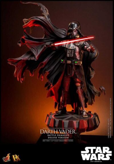 Figura Darth Vader Star Wars Battle Damaged Deluxe Escala 1/6 Hot Toys