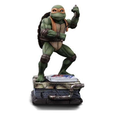 Estatua Michelangelo Tortugas Ninja Art Scale Escala 1/10 19 cm - Iron Studios