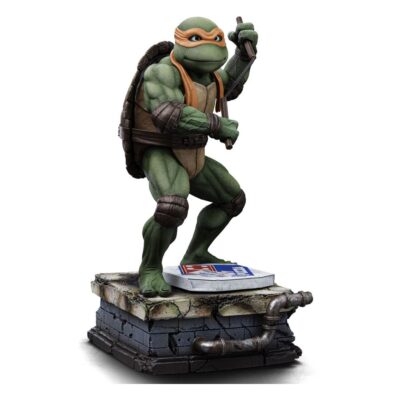 Estatua Michelangelo Tortugas Ninja Art Scale Escala 1/10 19 cm - Iron Studios