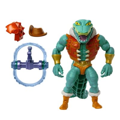 Figura Deluxe Leatherhead MOTU x TMNT: Turtles of Grayskull 14 cm - Mattel