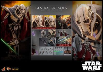 Figura General Grievous Star Wars Escala 1/6 Hot Toys