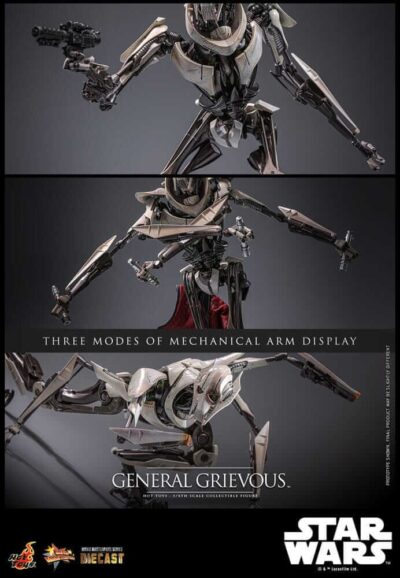 Figura General Grievous Star Wars Escala 1/6 Hot Toys