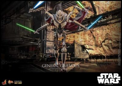 Figura General Grievous Star Wars Escala 1/6 Hot Toys