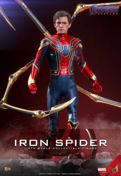 Figura Iron Spider Avengers Endgame Escala 1/6 Hot Toys