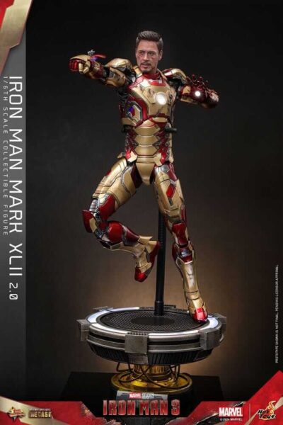 Figura Iron Man 3 Mark XLII 2.0 Escala 1/6 Hot Toys