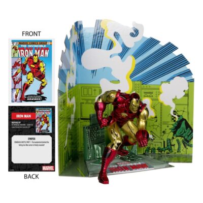 Estatua Iron Man The Invincible Iron Man #126 11 cm Marvel Escala 1/10