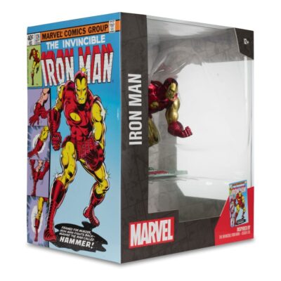 Estatua Iron Man The Invincible Iron Man #126 11 cm Marvel Escala 1/10