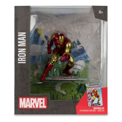 Estatua Iron Man The Invincible Iron Man #126 11 cm Marvel Escala 1/10
