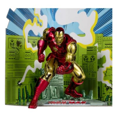 Estatua Iron Man The Invincible Iron Man #126 11 cm Marvel Escala 1/10