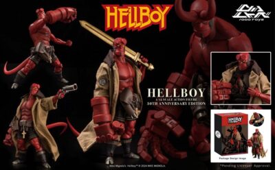 Figura Hellboy 30th Anniversary Edition Escala 1/12 19 cm - 1000toys