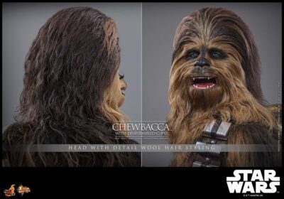 Figura Chewbacca Star Wars Episode V 1/6 con C-3PO Desmontado 36 cm - Hot Toys
