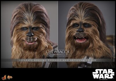 Figura Chewbacca Star Wars Episode V 1/6 con C-3PO Desmontado 36 cm - Hot Toys