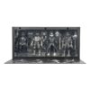 Pack 4 Figuras Universal Monsters x Teenage Mutant Ninja Turtles en Blanco y Negro 18 cm - NECA