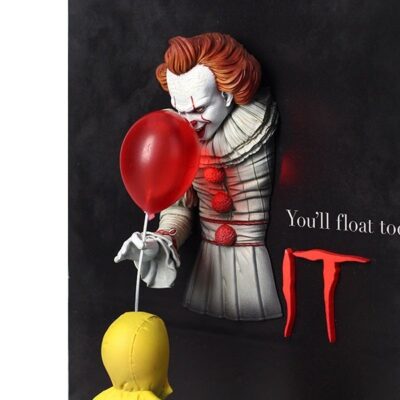 Figura Póster 3D Pennywise & Georgie IT (2017)