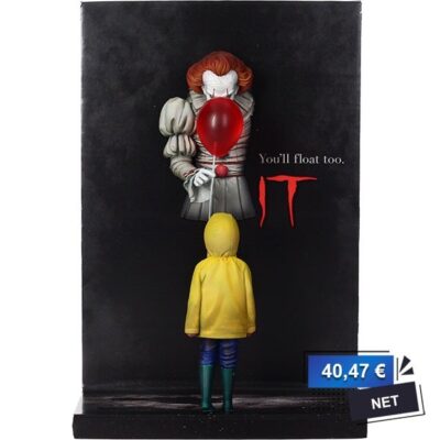 Figura Póster 3D Pennywise & Georgie IT (2017)