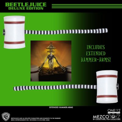Figura Beetlejuice (Edición Deluxe) Bitelchús Mezco Toyz 1/12