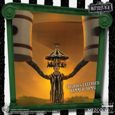 Figura Beetlejuice (Edición Deluxe) Bitelchús Mezco Toyz 1/12