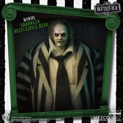 Figura Beetlejuice (Edición Deluxe) Bitelchús Mezco Toyz 1/12