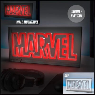 Lámpara LED Neon Logo MARVEL
