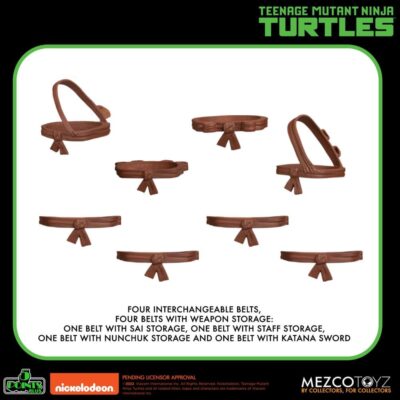 Set Deluxe Tortugas Ninja Teenage Mutant Ninja Turtles Mezco
