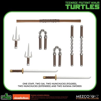 Set Deluxe Tortugas Ninja Teenage Mutant Ninja Turtles Mezco