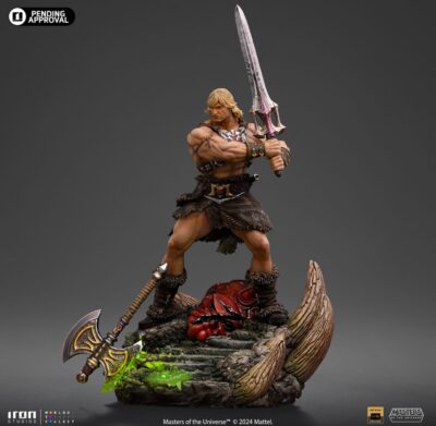 Estatua He-Man Unleashed Masters of the Universe Art Scale 1/10 Iron Studios