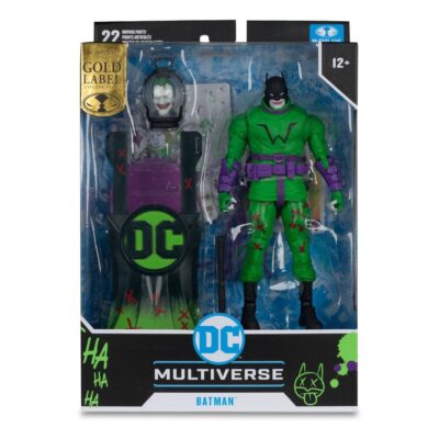 Figura Batman Batman Last Knight on Earth Jokerized DC Multiverse Gold Label Mcfarlane