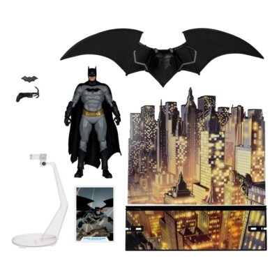 Figura Batman con Bat-Glider The Thirteenth Hour DC Multiverse Gold Label Mcfarlane