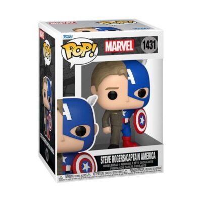Figura Capitán A/Steve R Dividido Marvel POP Funko 1431