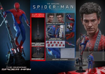 Figura The Amazing Spider-Man Movie Masterpiece Spider-Man Deluxe Escala 1/6 Hot Toys