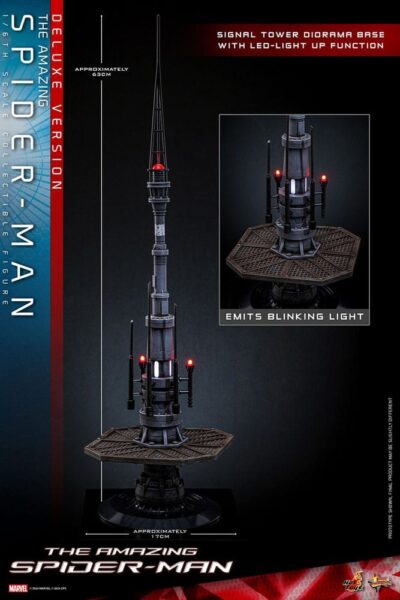 Figura The Amazing Spider-Man Movie Masterpiece Spider-Man Deluxe Escala 1/6 Hot Toys