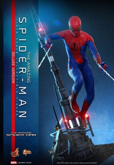 Figura The Amazing Spider-Man Movie Masterpiece Spider-Man Deluxe Escala 1/6 Hot Toys