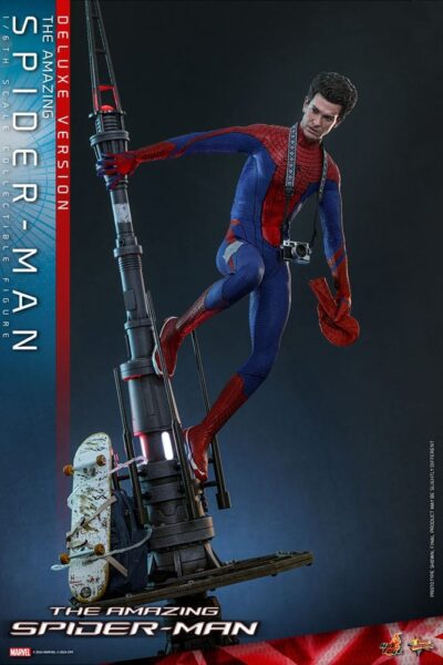 Figura The Amazing Spider-Man Movie Masterpiece Spider-Man Deluxe Escala 1/6 Hot Toys