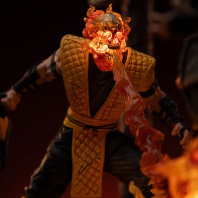 Figura Scorpion Fatality Deluxe Art Scale 1/10 Mortal Kombat Iron Studios