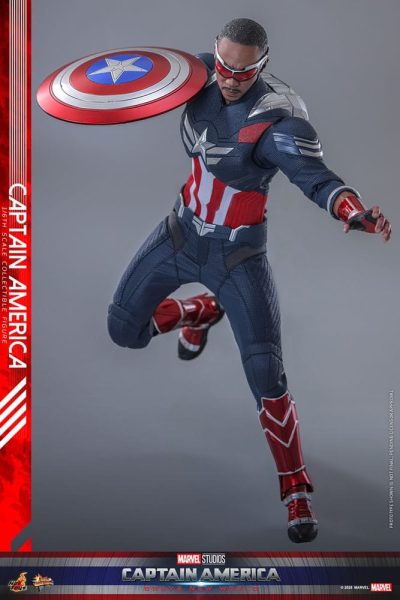 Captain America Brave New World Movie Masterpiece Action Figure Captain America 30 cmgg