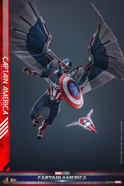 Captain America Brave New World Movie Masterpiece Action Figure Captain America 30 cmgg