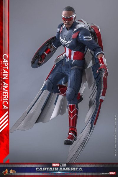 Captain America Brave New World Movie Masterpiece Action Figure Captain America 30 cmgg