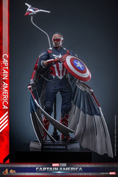 Captain America Brave New World Movie Masterpiece Action Figure Captain America 30 cmgg