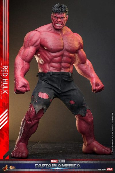 Captain America: Brave New World Movie Masterpiece Action Figure 1/6 Red Hulk 47 cm
