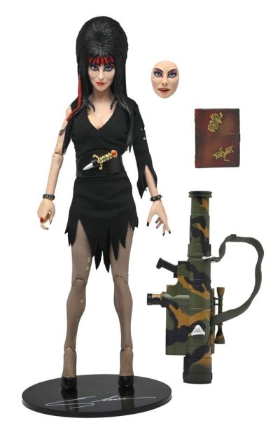 Figura Elvira Commando Con Ropa Neca
