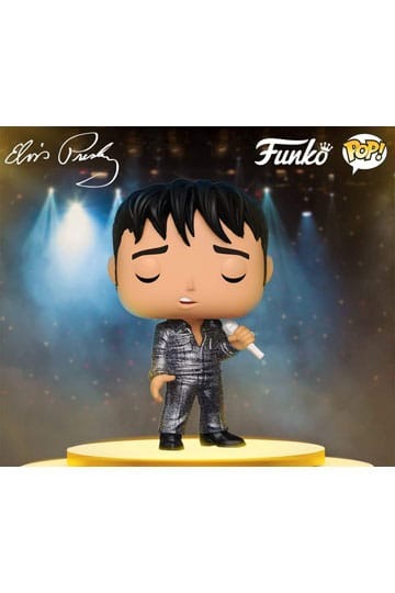 Elvis Presley POP! Rocks Vinyl Figura '68ComebackSpecial(DGLT) 9 cm
