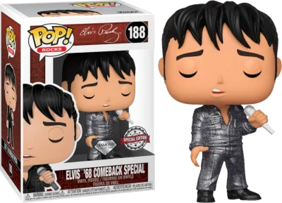 Figura Elvis Presley ’68 Comeback Special POP Funko 188