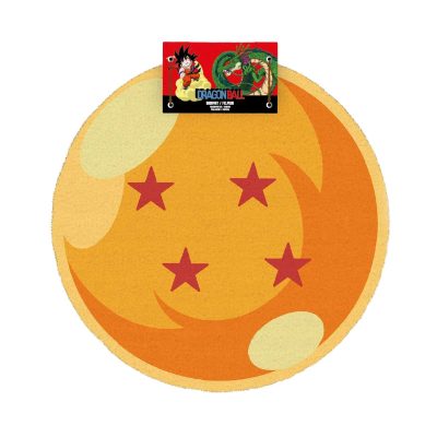 FELPUDO REDONDO 50CM BOLA 4 ESTRELLAS DRAGON BALL