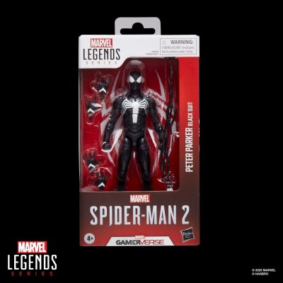PETER PARKER BLACK SUIT SPIDER-MAN 2 MARVEL LEGENDS SERIESb