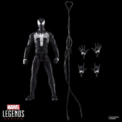 PETER PARKER BLACK SUIT SPIDER-MAN 2 MARVEL LEGENDS SERIESb