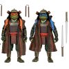 Pack 2 Figuras Leonardo & Michelangelo Tortugas Ninja III Neca