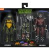 Tortugas Ninja (1990 Movie) Figura Roof Top Battle Shredder vs Leo 18 cm
