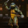 Tortugas Ninja (1990 Movie) Figura Roof Top Battle Shredder vs Leo 18 cm