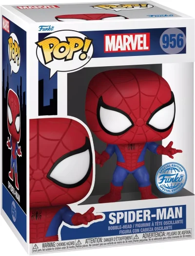 spiderman animated funko pop 956
