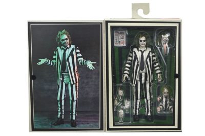 Beetlejuice Beetlejuice Action Figure 7 Scale Ultimate Striped Suit Beetlejuice 18 cmv